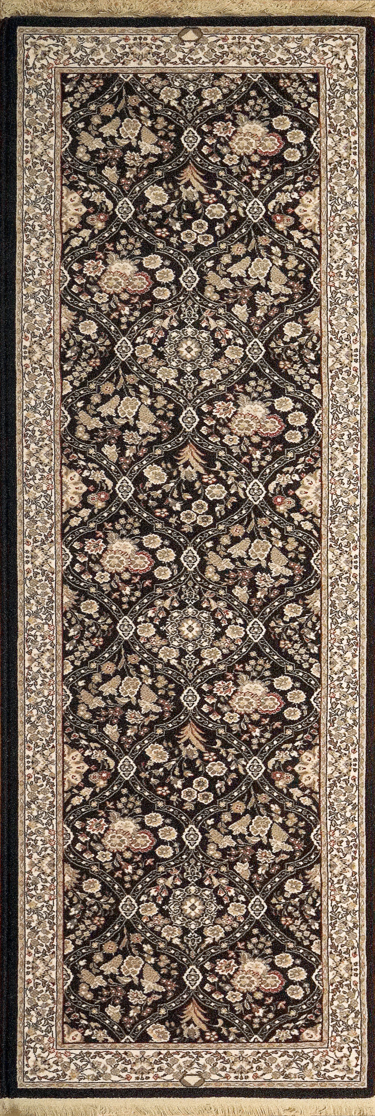 Dynamic Rugs Brilliant 7211 Black Rugs - runner view