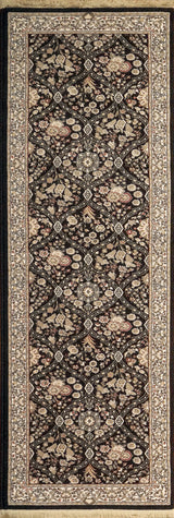 Dynamic Rugs Brilliant 7211 Black Rugs - runner view