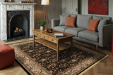 Dynamic Rugs Brilliant 7211 Black Rugs - room scene