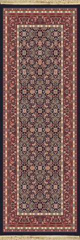 Dynamic Rugs Brilliant 72240 Navy Rugs - runner view