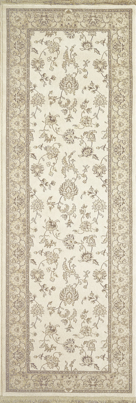 Dynamic Rugs Brilliant 7226 Ivory Rugs - runner view