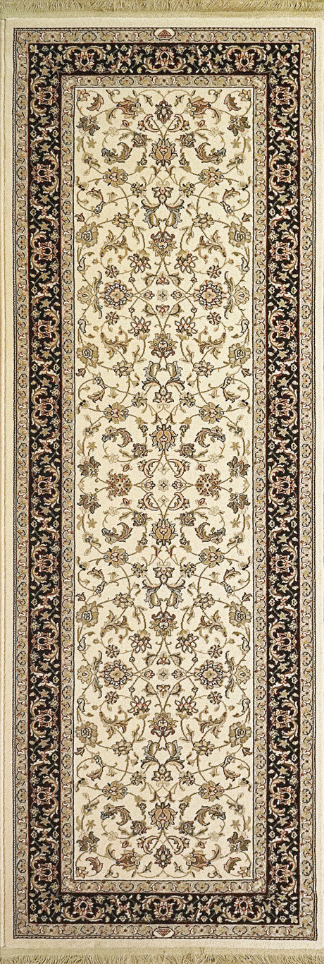 Dynamic Rugs Brilliant 72284 Ivory Rugs - runner view