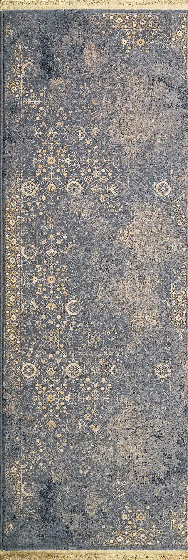 Dynamic Rugs Brilliant 72403 Blue Rugs - runner view