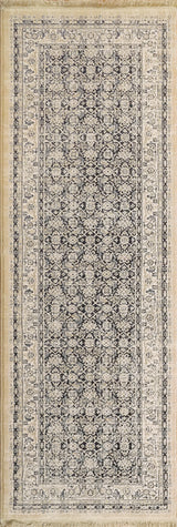 Dynamic Rugs Brilliant 72407 Navy Rugs - runner view