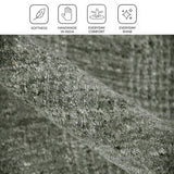 Amer Brooklyn BRK-3 Olive Green area rug - infographic view