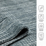 Amer Brooklyn BRK-4 Stone Blue area rug - infographic view