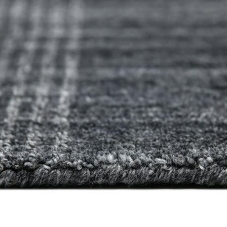 Amer Brooklyn BRK-5 Charcoal area rug - profile view