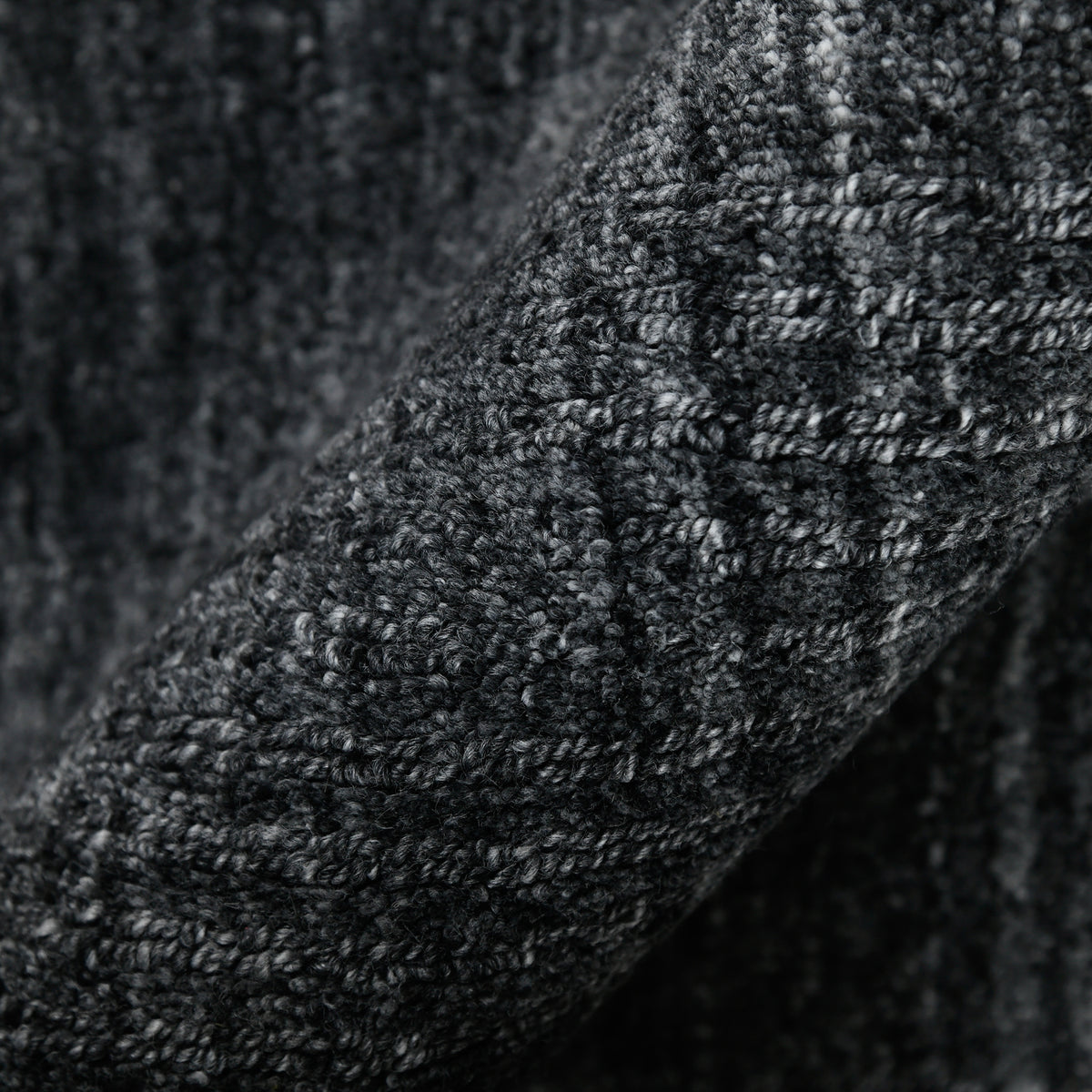 Amer Brooklyn BRK-5 Charcoal area rug - color swatch view