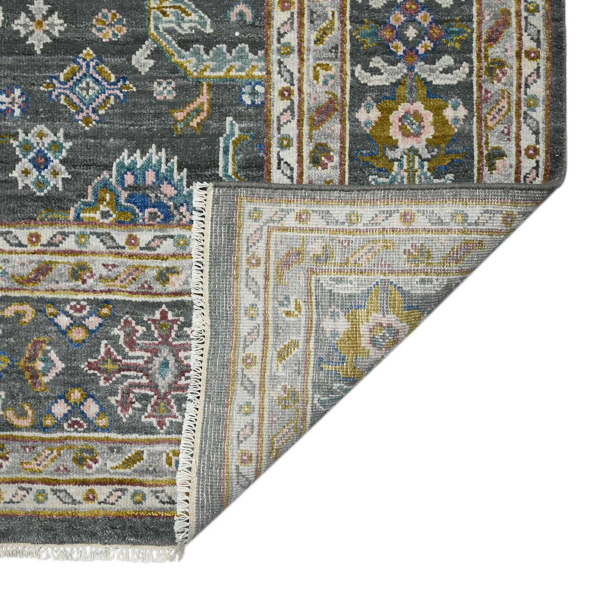 Amer Bristol BRS-19 Gray / Multi area rug - back view