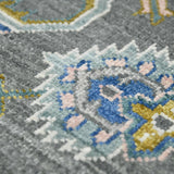 Amer Bristol BRS-19 Gray / Multi area rug - close-up view