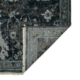 Amer Bristol BRS-31 Charcoal Gray area rug - back view