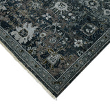 Amer Bristol BRS-31 Charcoal Gray area rug - corner view
