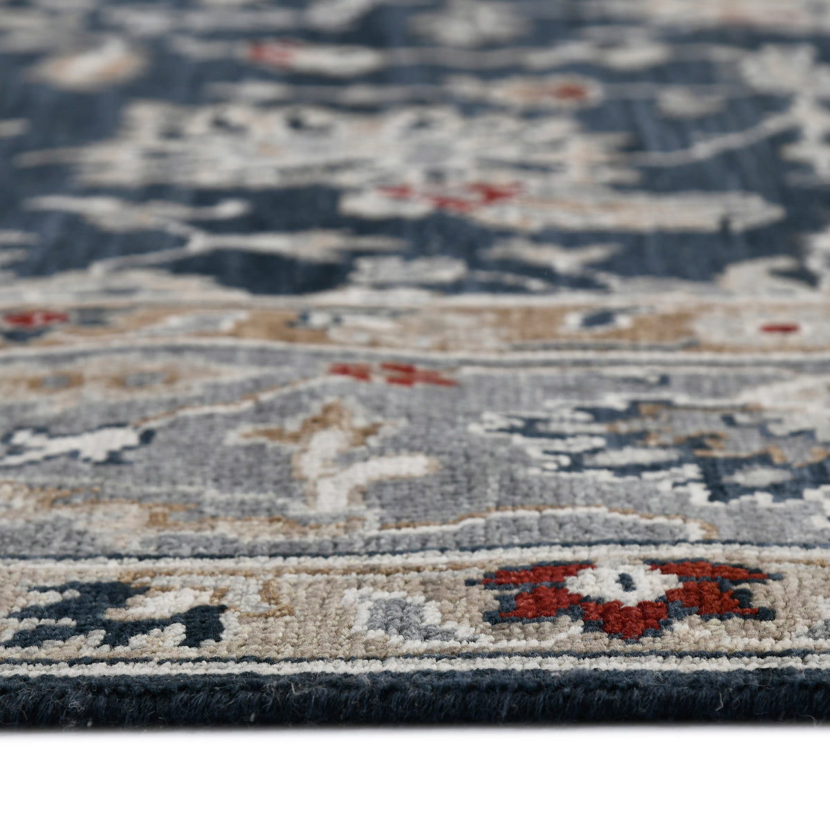 Amer Bristol BRS-55 Blue Sapphire area rug - profile view