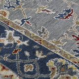 Amer Bristol BRS-8 Ice Blue / Midnight Blue area rug - close-up view