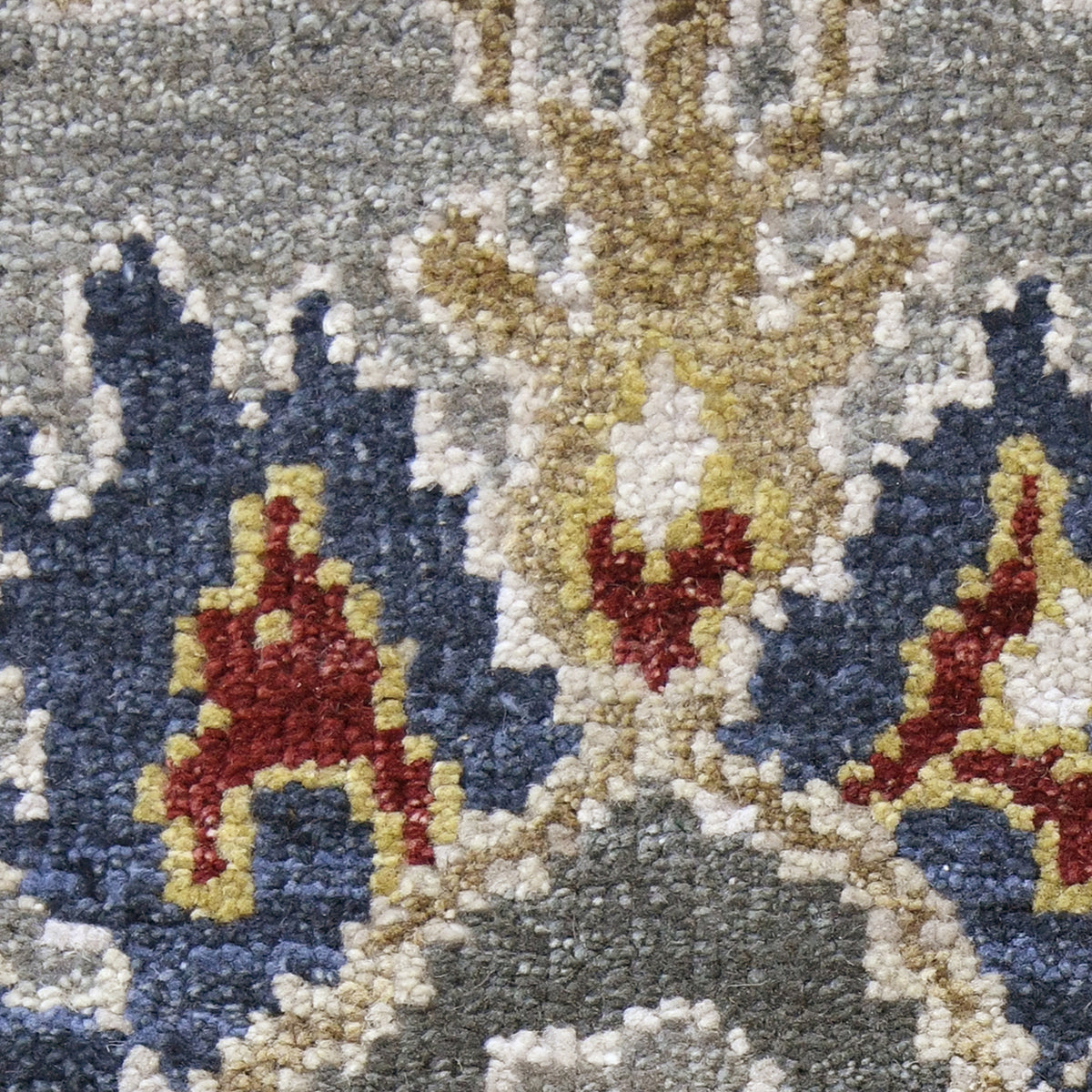 Amer Bristol BRS-8 Ice Blue / Midnight Blue area rug - color swatch view