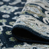 Amer Bristol BRS-9 Blue Sapphire area rug - rolled view