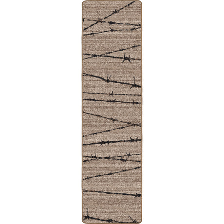 American Dakota Barbed Wire Natural Rug