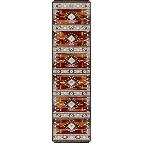 American Dakota Barred Rust Rug