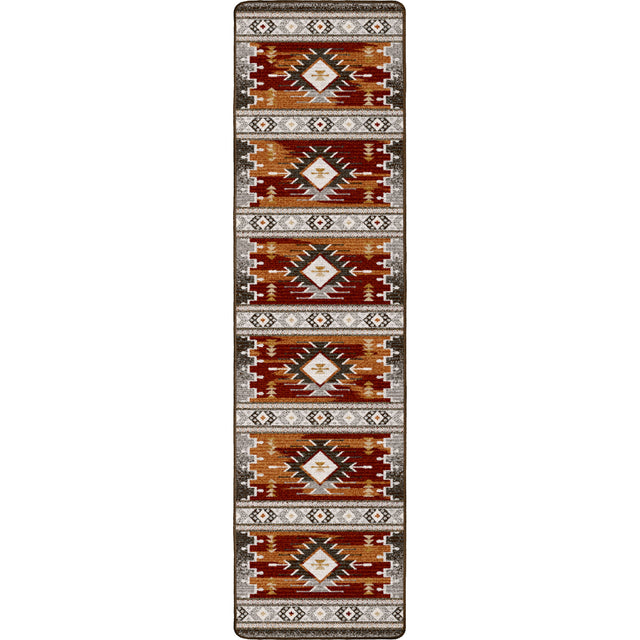 American Dakota Barred Rust Rug