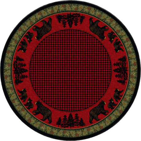 American Dakota Bear Family Multi Rug