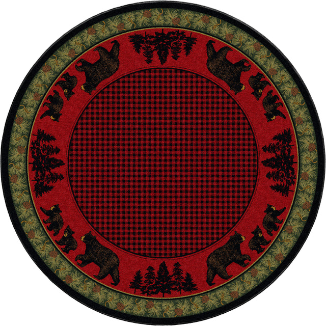 American Dakota Bear Family Multi Rug