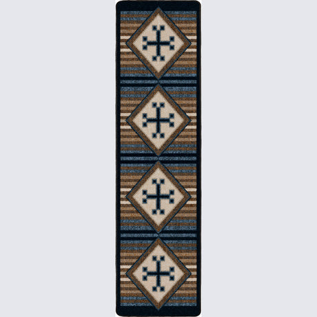 American Dakota Bison Creek Black and Russet Rug