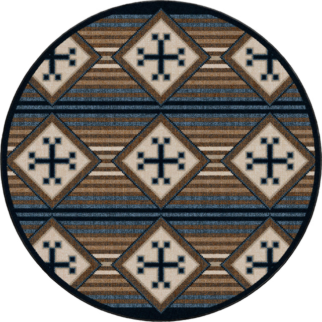 American Dakota Bison Creek Black and Russet Rug