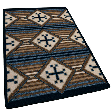 American Dakota Bison Creek Black and Russet Rug