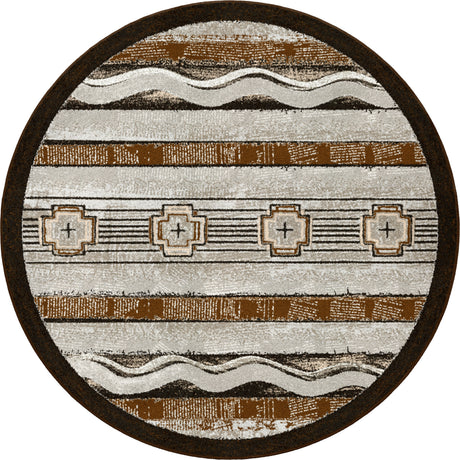 American Dakota Brand New Old School Earthenware Rug