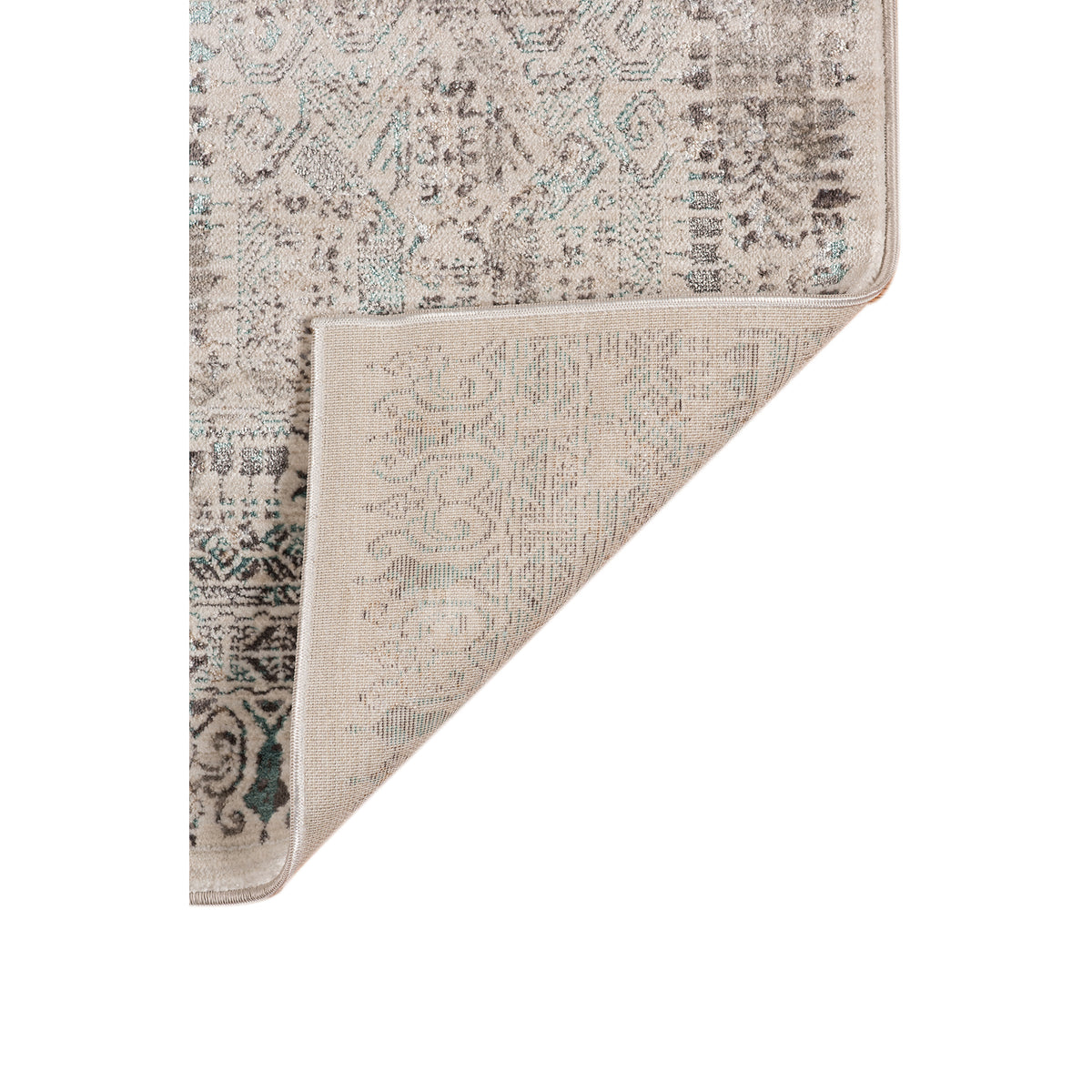 Amer Cambridge CAM-2 Aqua Blue area rug - back view