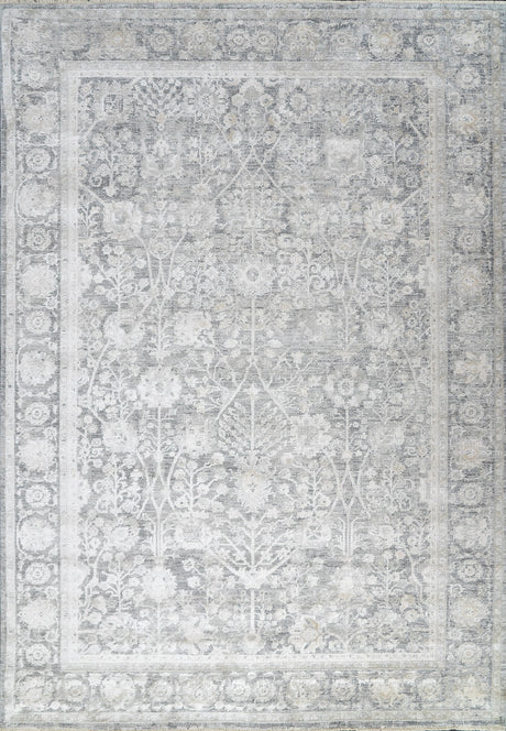 Dynamic Rugs Canyon 15470 Power Loomed Traditional Grey/Cream Rug