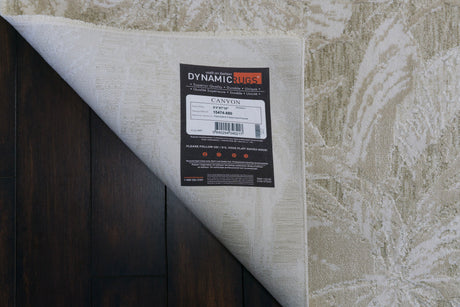 Dynamic Rugs Canyon 15474 Power Loomed Modern Beige/Light Beige Rug