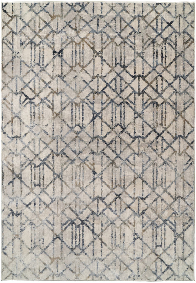 Dynamic Rugs Castilla 3527 Grey / Multi Rugs - rectangular rug view