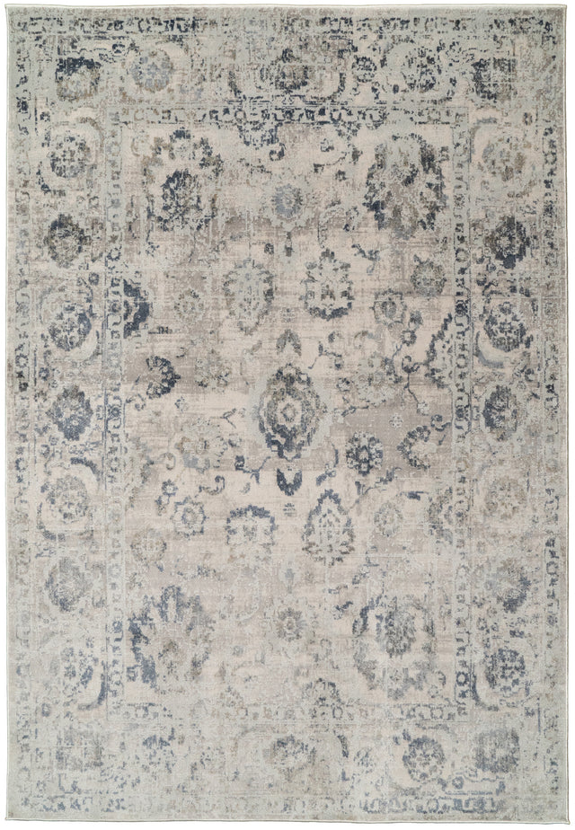 Dynamic Rugs Castilla 3530 Grey / Blue Rugs - rectangular rug view