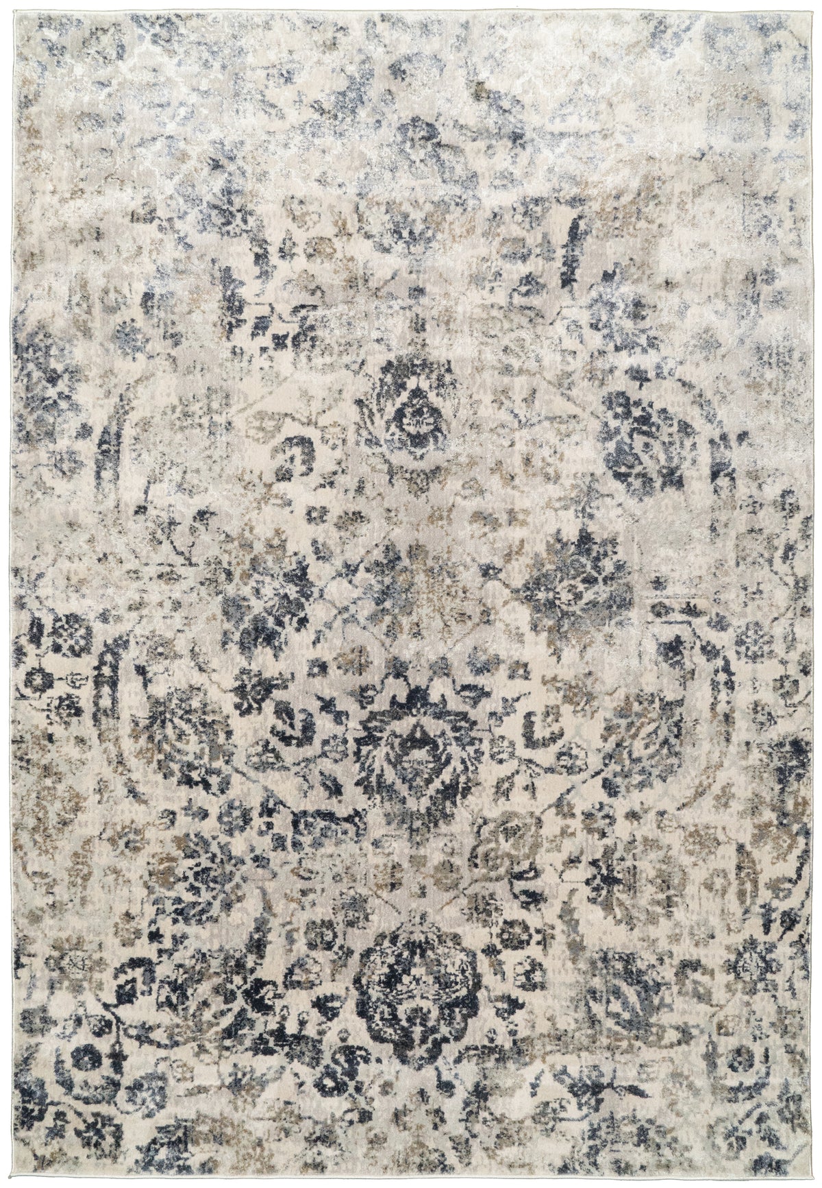 Dynamic Rugs Castilla 3532 Cream / Grey Rugs - rectangular rug view