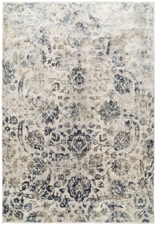 Dynamic Rugs Castilla 3532 Cream / Grey Rugs - rectangular rug view