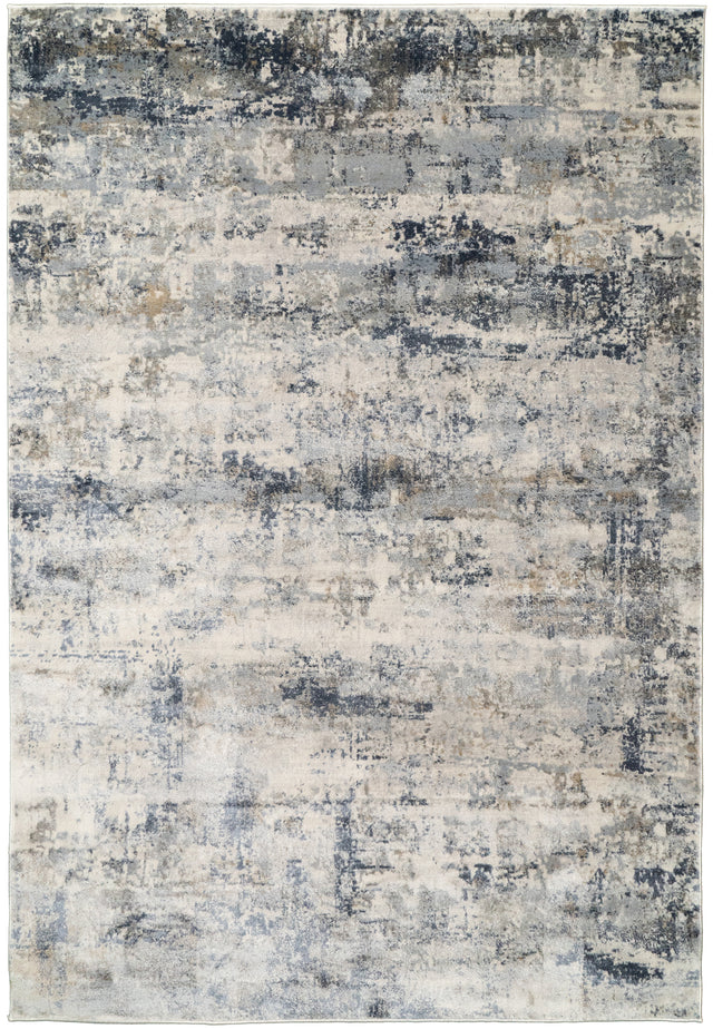 Dynamic Rugs Castilla 3533 Grey / Blue Rugs - rectangular rug view