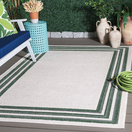 Safavieh Cabana Cbn634A Ivory/Green Rug.