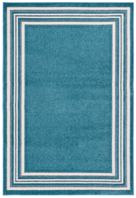 Safavieh Cabana Cbn634K Turquoise/Ivory Rug.