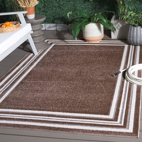 Safavieh Cabana Cbn634T Brown/Ivory Rug.