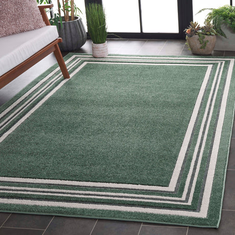 Safavieh Cabana Cbn634Y Green/Ivory Rug.