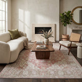 Amer Century CEN-23 Pink area rug - lifestyle view
