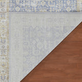 Amer Century CEN-6 Lavender / Ivory area rug - back view