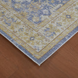 Amer Century CEN-6 Lavender / Ivory area rug - corner view