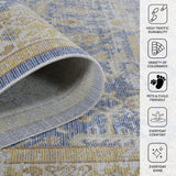 Amer Century CEN-6 Lavender / Ivory area rug - infographic view