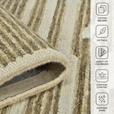 Amer Chicago CHI-1 Beige area rug - infographic view