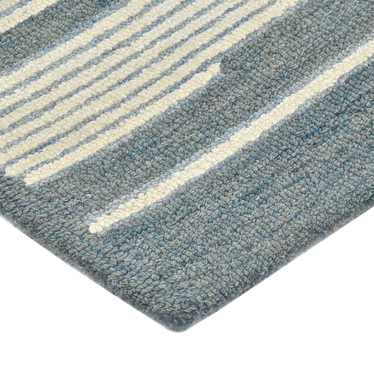 Amer Chicago CHI-3 Blue area rug - corner view