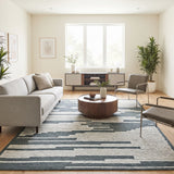 Amer Chicago CHI-3 Blue area rug - lifestyle view
