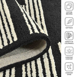 Amer Chicago CHI-6 Ebony area rug - infographic view