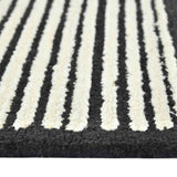 Amer Chicago CHI-6 Ebony area rug - profile view